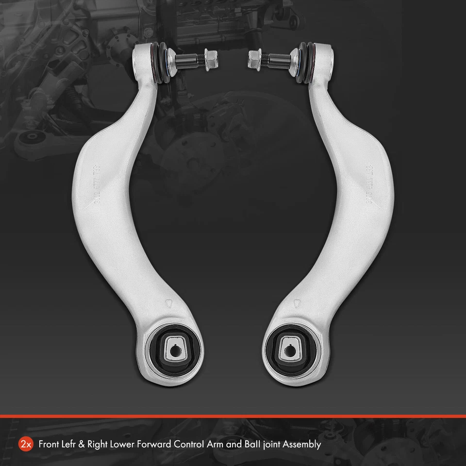 2Pcs Front Lower Forward Control Arm w/ Ball Joint for BMW 535i 650i 750i xDrive - Image 3 of 4