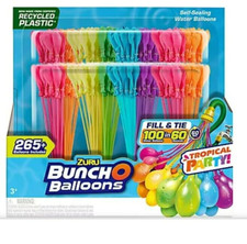    Bunch O Balloons 265 Rapid Filling Self Sealing Water Balloons - Neon  