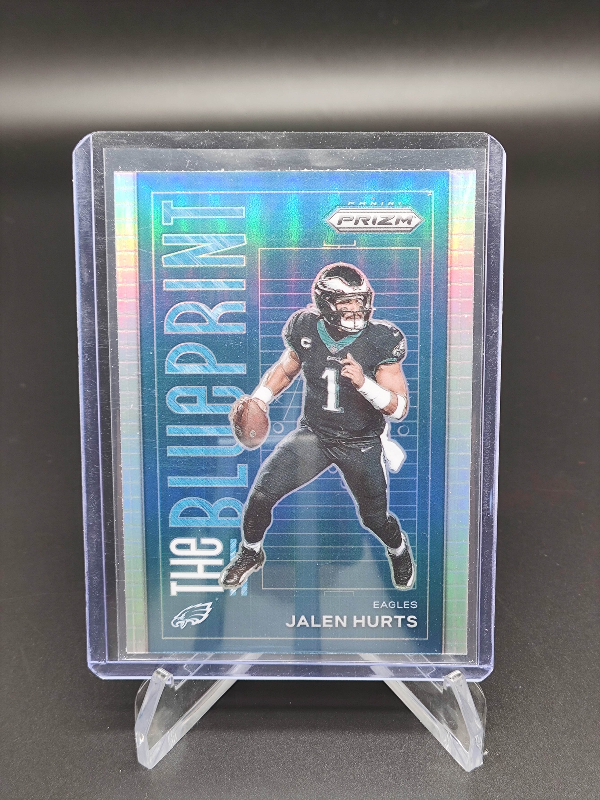 2023 Panini Prizm Football Jalen Hurts The Blueprint Silver Prizm [LBG41