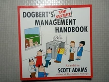 DOGBERT'S TOP SECRET MANAGEMENT HANDBOOK Scott Adams Dilbert Principle 1996