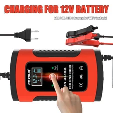 12V Automatic Battery Charger Maintainer Motorcycle Trickle Float ATV For Tender