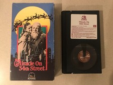 Miracle on 34th Street BETA, 1987, Playhouse Video Edmund Gwenn, Natalie Wood