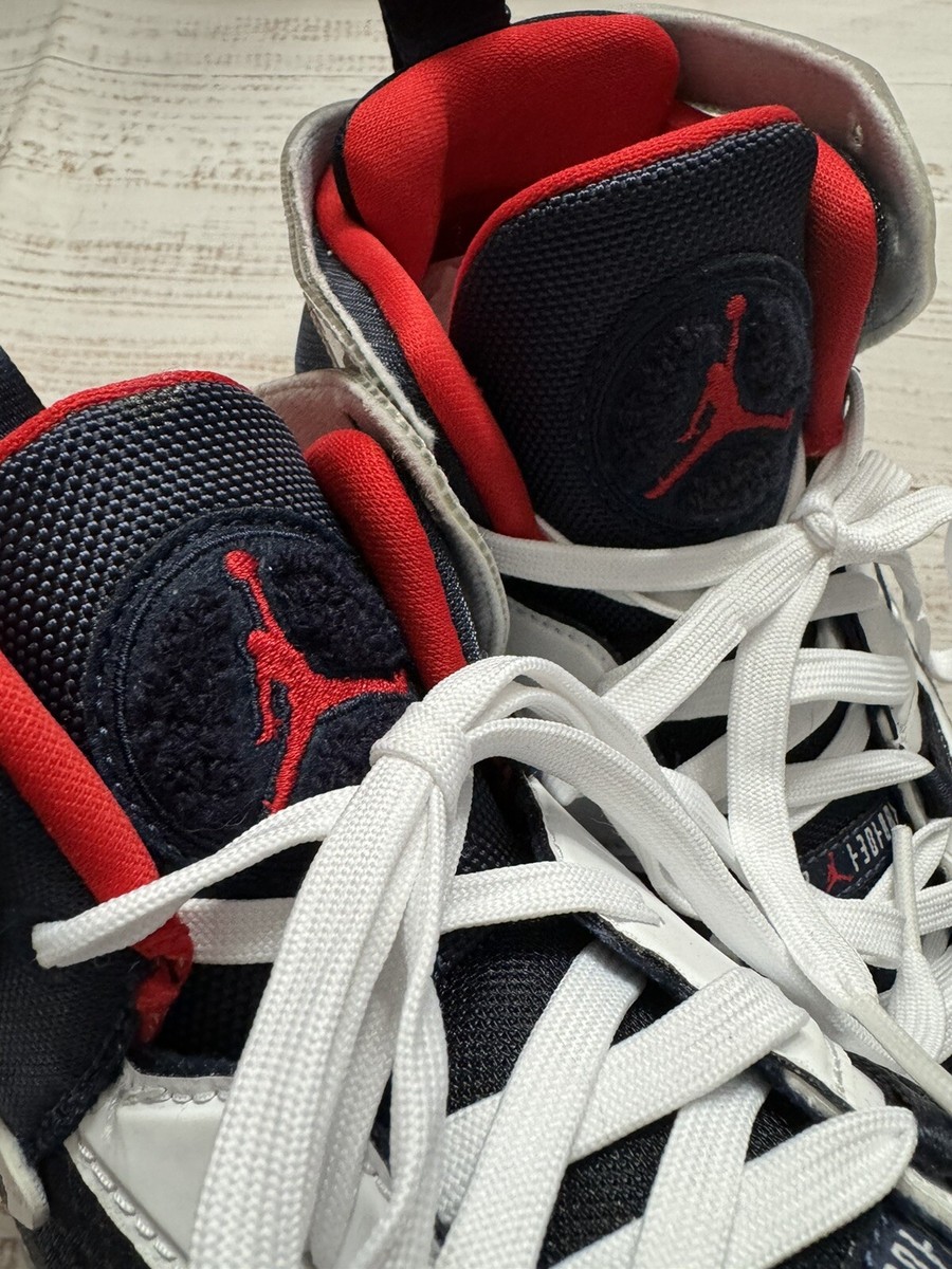 Jumpman様 JORDAN JUMPMAN TWO TREY DQ8431-101 USA Red Blue White Youth Sz 7Y