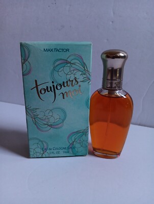 Vintage Max Factor Toujours Moi Eau De Cologne Spray 2.0 Fl Oz NEW WITH BOX