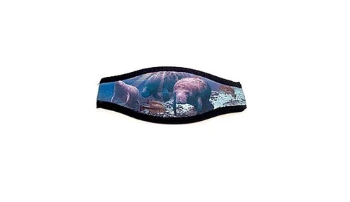 Marine Sports Manatee Mask Strap Wrapper Black - Picture 1 of 1