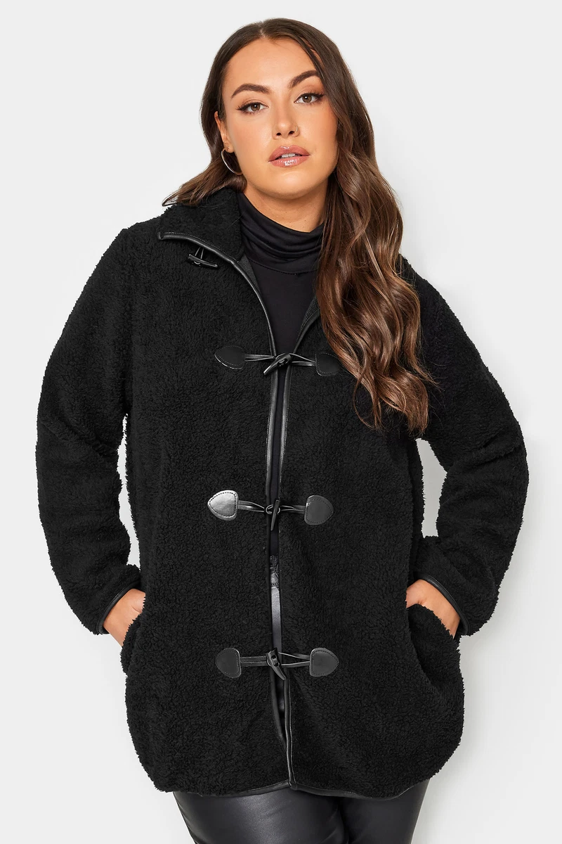 Women's plus size toggle coat sale