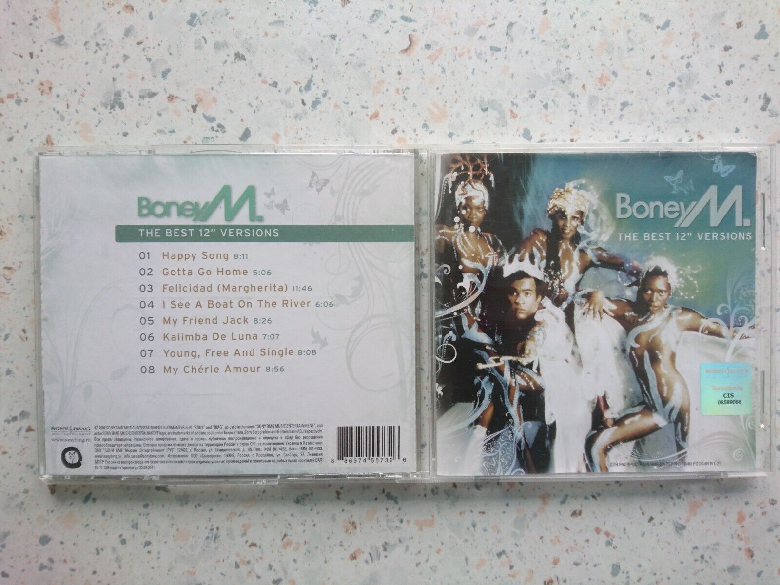 Boney M – The Best 12'' Versions 2008 CD