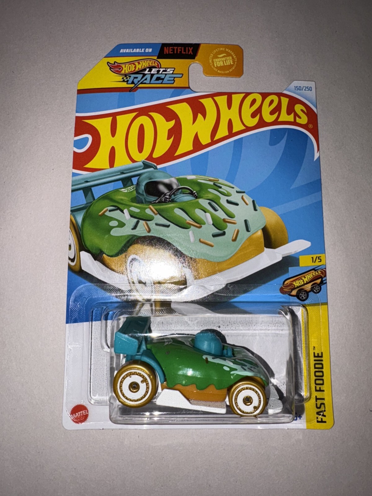 2024 Hot Wheels DONUT DRIFTER #150/250 HW Fast Foodie 1/5 (Green)