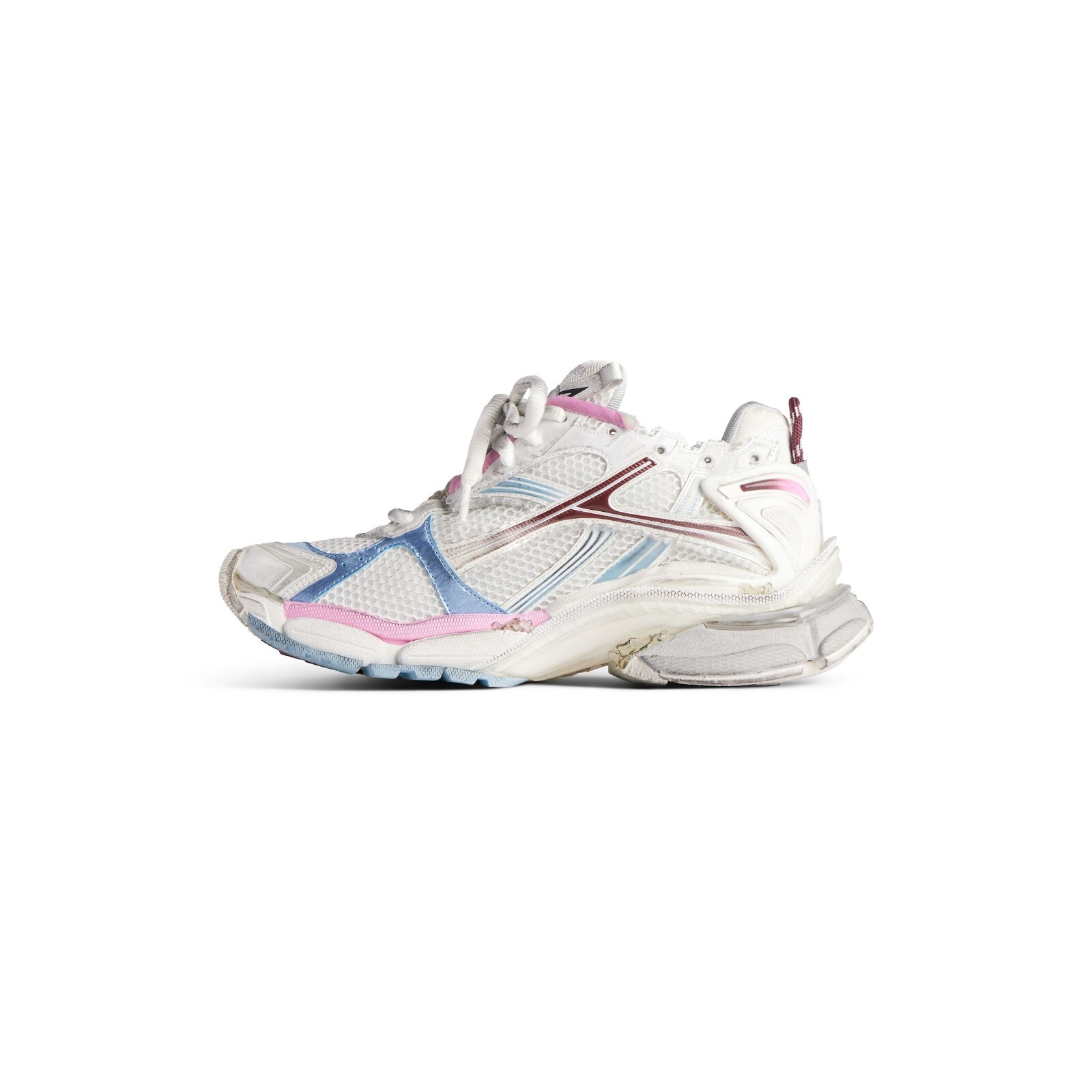 BALENCIAGA Runner Gradient $1190 Women's White/Brown/Blue/Pink Sneakers New image 3