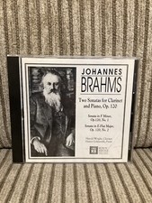 Johannes Brahms Two Sonatas For Clarinet & Pi...