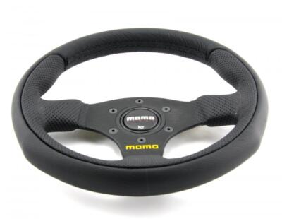 Momo Leder Sportlenkrad Team 28 280mm schwarz VOLANTE STEERING WHEEL