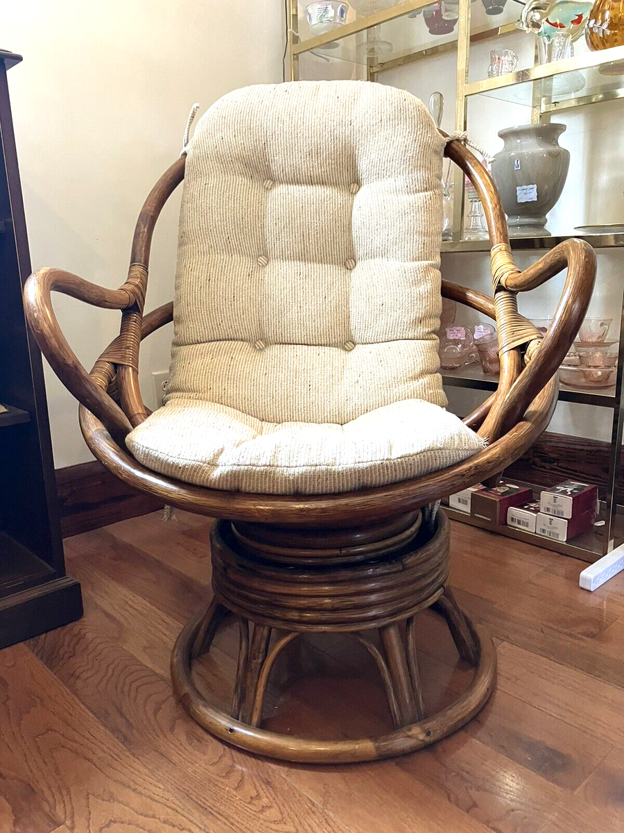 Original 70s Circle Chair Vintage 70's Mid Century Modern Bentwood