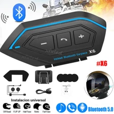Motorcycle Helmet Headset Wireless Bluetooth Headphone Speaker Hands-Free X6