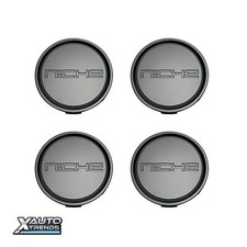 4 X Niche Snap In Wheel Center Cap Matte Black Wmatte Black 1007-22-05mb 4 X Niche Snap In Wheel Center Cap Matte Black Wmatte Black 1007-22-05mb