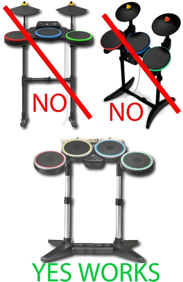 NEW Rock Band 4 3 2 1 Bass DRUM PEDAL XBox ONE/360 PS4 PS3 PS2 Wii-U foot kick - Image 2 of 4