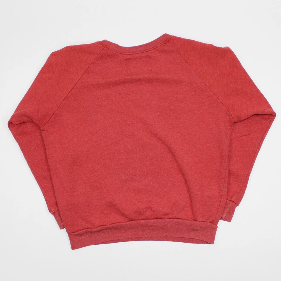 Sudadera Recortada Pullover Signorelli University Stanford Roja Hecha en EE. UU. L Foto 2 de 4