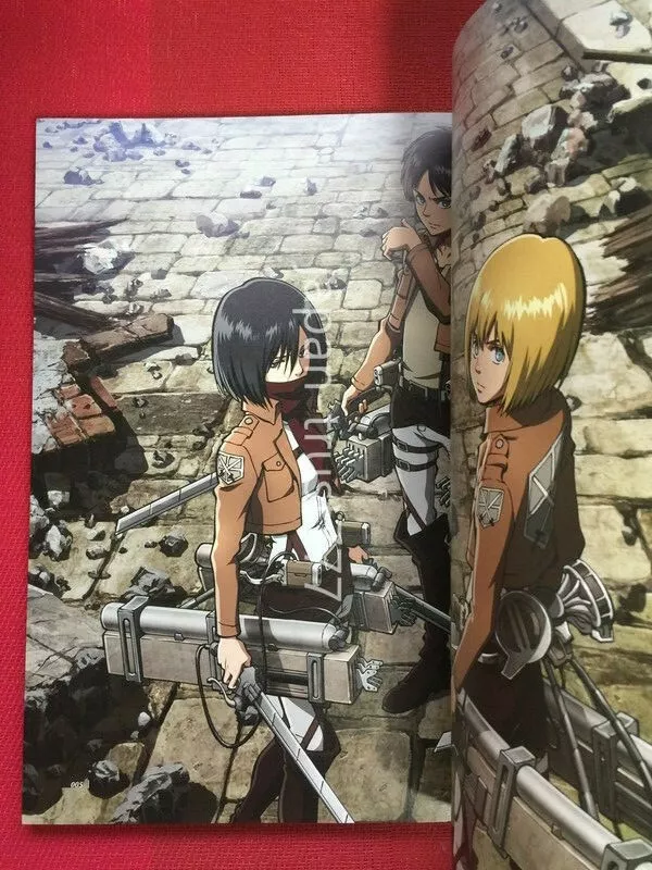 Attack on Titan - Shingeki no Kyojin Anime Illustrations Art Book Japanese  Book