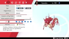 6IV Shiny Gyarados Pokemon Sword and Shield *SAME DAY*