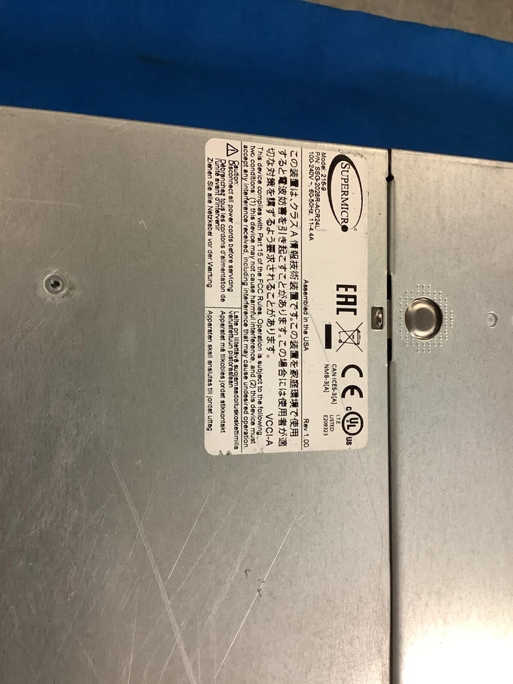 SUPERMICRO 2028R-ACR24L SERVER 920W PSU Good condition, tested. No HDD, no CPU - Image 3 of 4