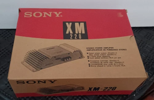 Sony Stereo Power Amplifier XM-220