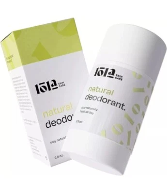 LOLA SKINCARE Lola Hautpflege natürlicher Deodorantstick für Männer und Frauen, beruhigend den ganzen Tag 75g