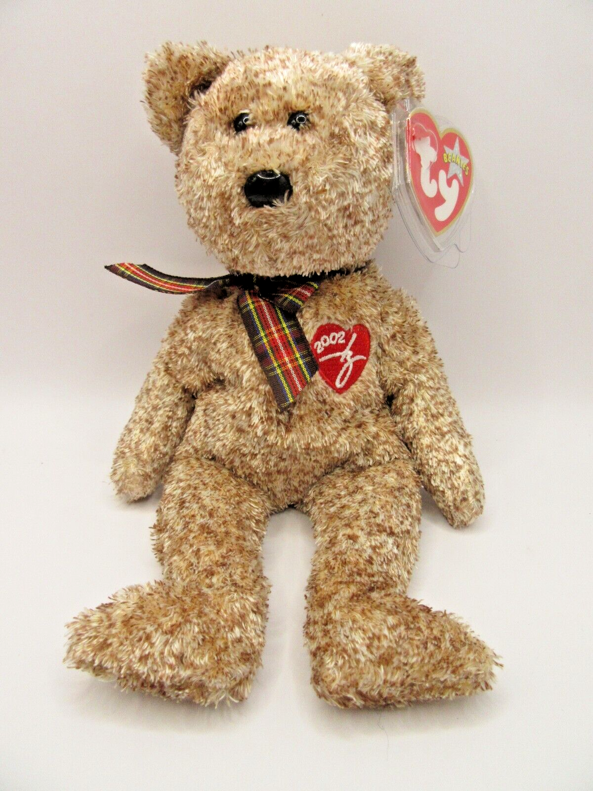 TY BEANIE BABY SIGNATURE BEAR 2002 - MINT CONDITION - RETIRED WITH TAGS