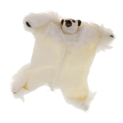 1/12 Puppenstubenmöbel Miniatur Stoff Bär Teppich Boden