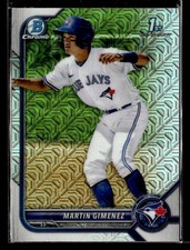 2022 Bowman #BCP-97 Martin Gimenez Chrome Prospects Mojo Refractors card
