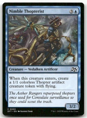 Nimble Thopterist #53 (NM) Aetherdrift DFT Magic MTG
