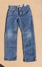 Size 8 - Levis Performance 514 Straight Medium Wash Jeans - Youth Boys