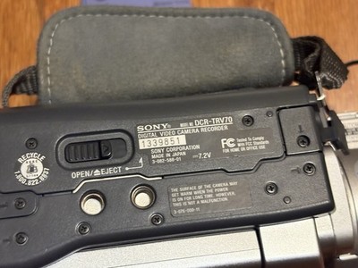 Sony Handycam DCR-TRV70 Mini DV Camcorder for sale online | eBay