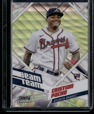 2021 Stadium Club Chrome #BTC-22 Cristian Pache Beam Team Wave Refractor