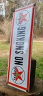 Texaco No Smoking Gasoline vintage Retro gas pump porcelain sign