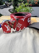 Louis Vuitton x Supreme Initiales Belt Comple...