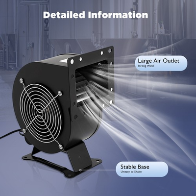 #ad 120w High Air Pressure Furnace Fan Blow Multi Purpose Centrifugal Blower Blower $63.39