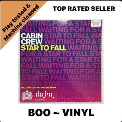 CABIN CREW - WAITING FOR A STAR TO FALL - 12'' VINYL RECORD - HOUSE TRANCE DJ