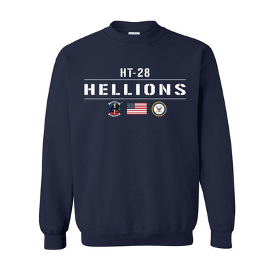 HT-28 Hellions US Navy Squadron Sweatshirt Officially Licensed