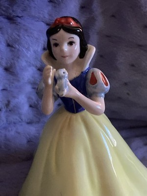 Schmid SNOW WHITE Disney Music Box  Ceramic Vintage
