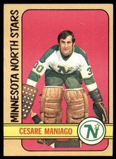 1972-73 TOPPS CESARE MANIAGO MINNESOTA NORTH STARS #104 EX-EXMT