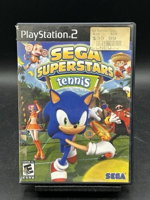 Sega Superstars Tennis (Sony PlayStation 2, 2008) PS2 - w/Manual Complete CIB