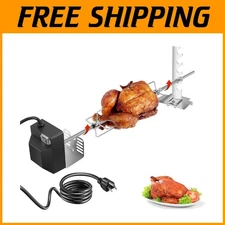 Effortless Rotisserie Cooking with Motorized Kit