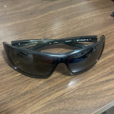 DVX by Wiley X Polarized Safety Sunglasses Black Frame ANSI Z87-2 Axon Scratched