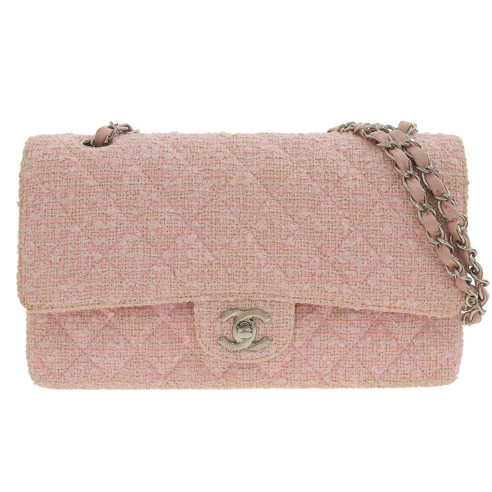 Chanel W Chain Shoulder Bag 2-Way Tweed Handbag Style 7 r11_0623