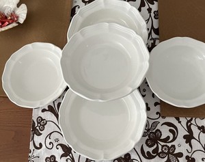 Mikasa French Countryside SET 5 TwoDessert/Fruit 7 1/4" Three Soup Bowls 8 1/2”