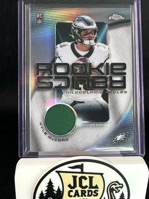 2025 Topps Chrome - Kyle McCord Rookie Relics #RR-KM (RC, MEM)