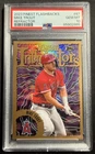 2023 Topps Finest Flashbacks Finest Intimidators Mike Trout #67 Refractor PSA 10