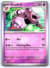 Granbull Phantasmal Flames #38 Uncommon NM Pokemon Card