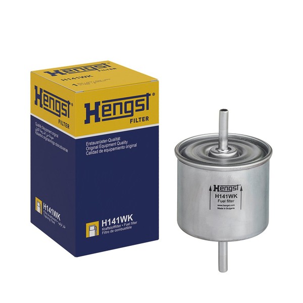 Kraftstofffilter Leitungsfilter 145 Mm Hengst Filter FüR U.A. Ford Escort-image