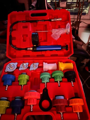 #ad #ad 18 piece water tannk pressure leak tester kit $50.00