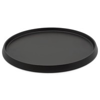 Holz Tablett Ø35 Cm Schwarz KüChentablett Serviertablett Holztablett Dekotablett